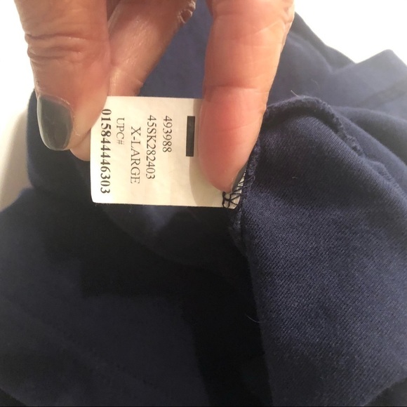 IZOD Mens Navy Polo Size XL EUC - Picture 5 of 5